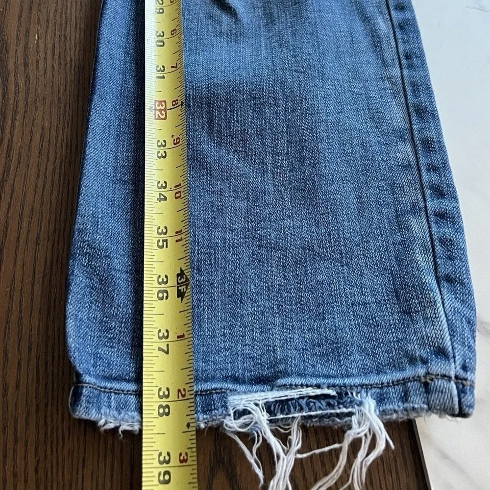 Ultra High Rise Straight Distressed Y2K Jeans Flying Monkey Womens Size 28 - Picture 6 of 12